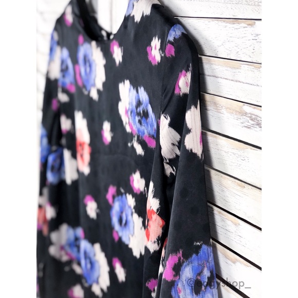 Topshop | Spot Floral Tunic Dress - Picture 2 of 5